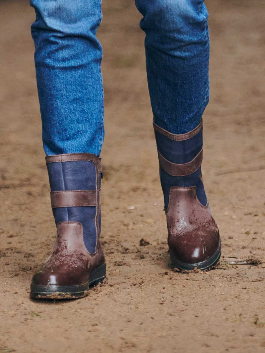 30% OFF DUBARRY Roscommon Country Boots - Navy & Brown - Size: UK 5.5 (EU39) - Image 2