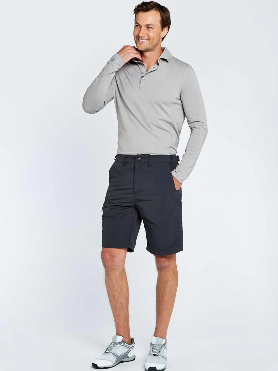 DUBARRY Freshford Unisex Long-Sleeved Technical Polo - Platinum - Image 4
