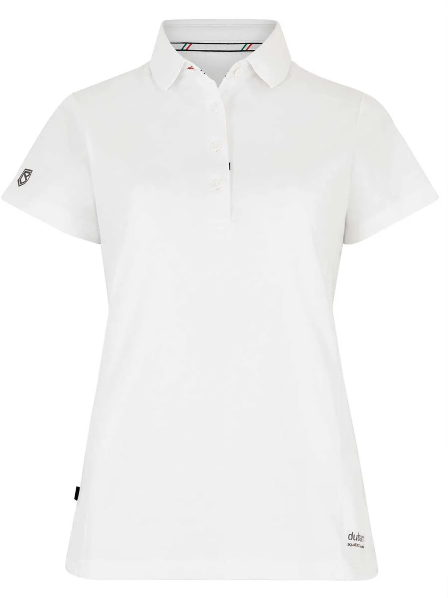 40% OFF DUBARRY Martinique Womens Short-Sleeve Polo - White - Size: UK 8 (EU: 34) - Image 3