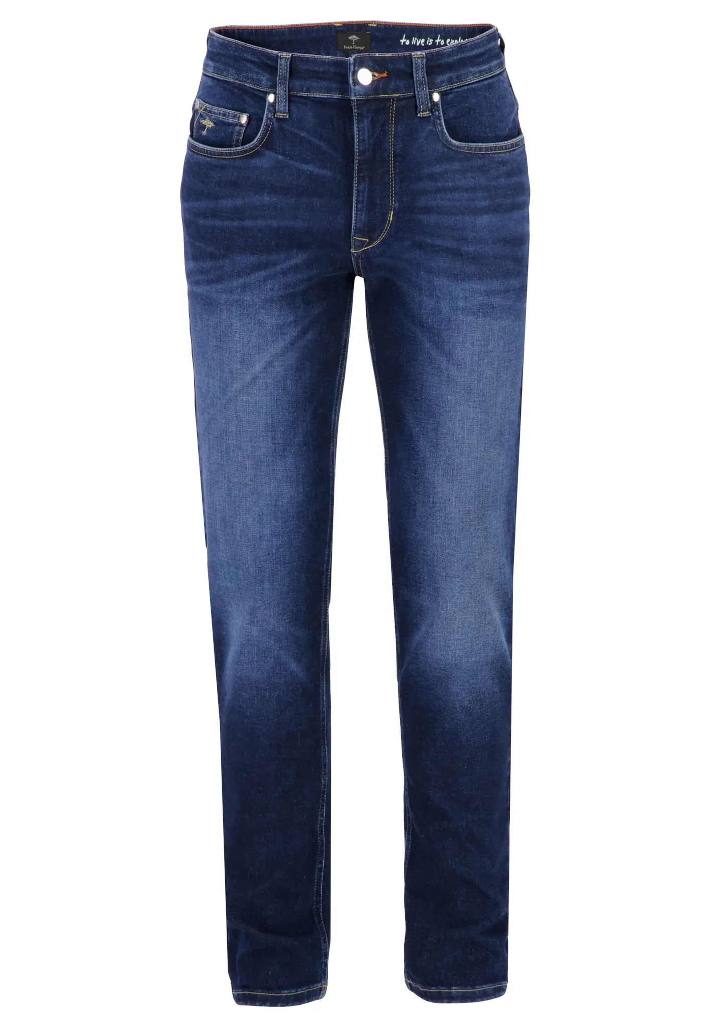 50% OFF - FYNCH HATTON Denim Jeans - Men's Modern Slim Fit – Blue Blue - Size: 32 LONG - Image 5