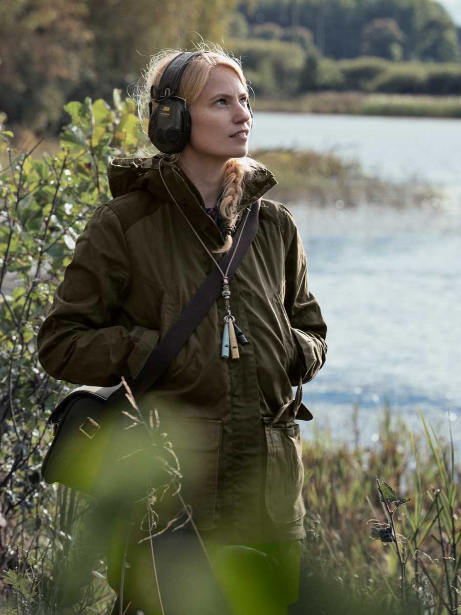 40% OFF - SEELAND Key Point Kora Waterproof Jacket - Ladies - Pine Green / Grizzly Brown - Size: UK 14 (EU 42) - Image 3