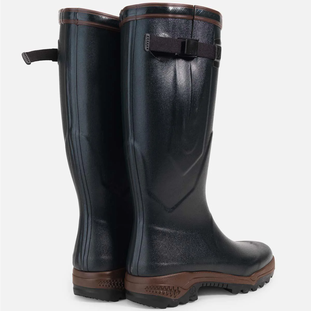 AIGLE Parcours 2 Vario Wellingtons Boots - Adjustable Fit - Bronze Green - Image 4