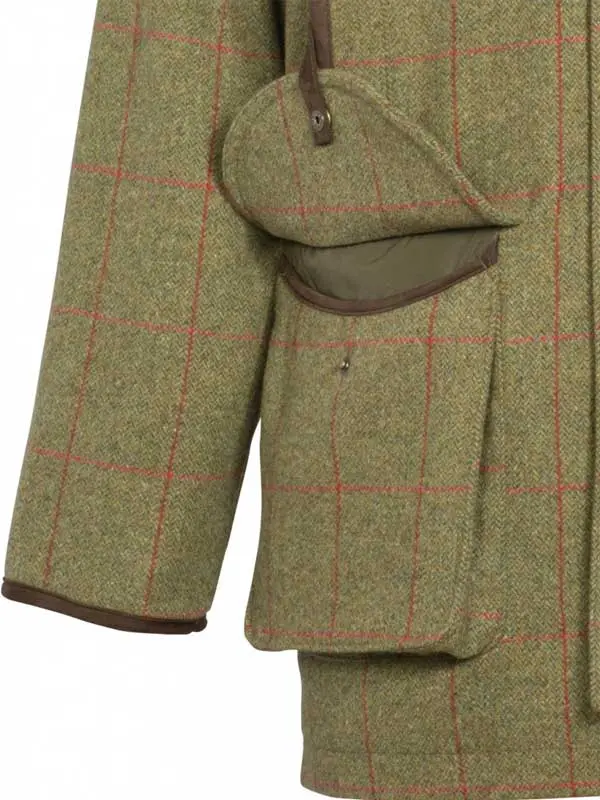 ALAN PAINE Combrook Mens Shooting Field Coat - Sage - Image 4