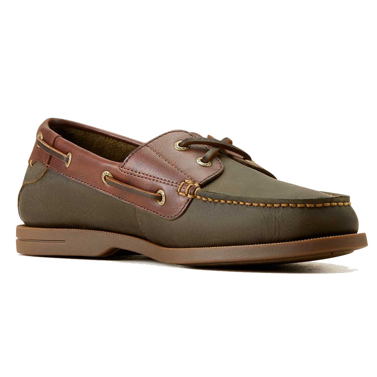 ARIAT Antigua Deck Shoes - Mens - Olive Night - Image 6