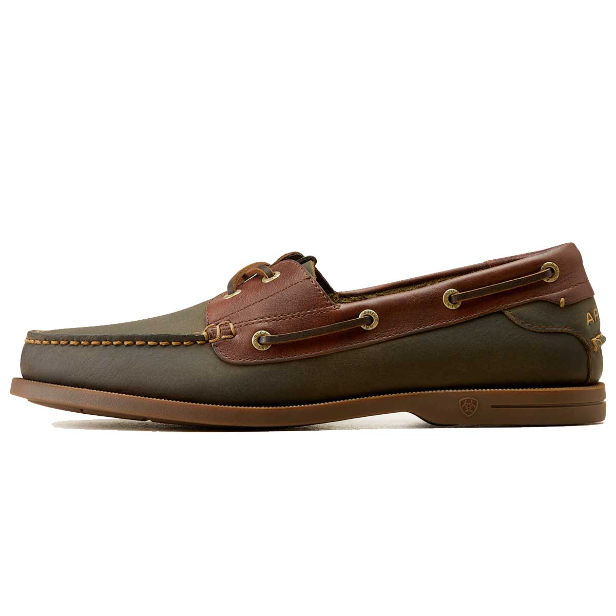 ARIAT Antigua Deck Shoes - Mens - Olive Night - Image 7