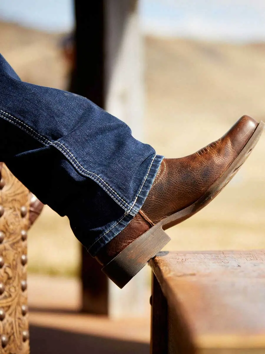 ARIAT Rambler Western Cowboy Boots - Mens - Wicker - Image 2