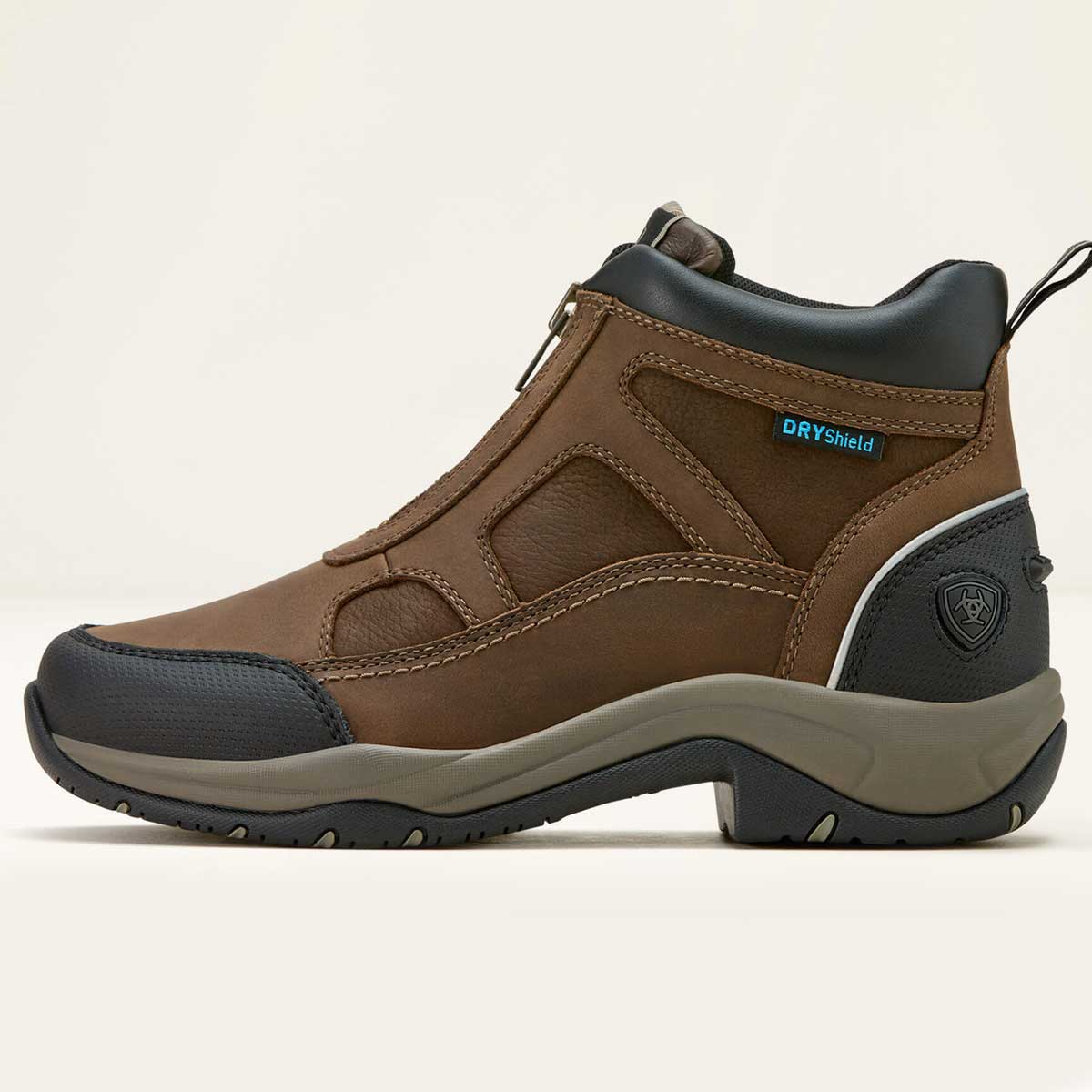ARIAT Boots - Womens Terrain H20 Zip Waterproof - Palm Brown - Image 2