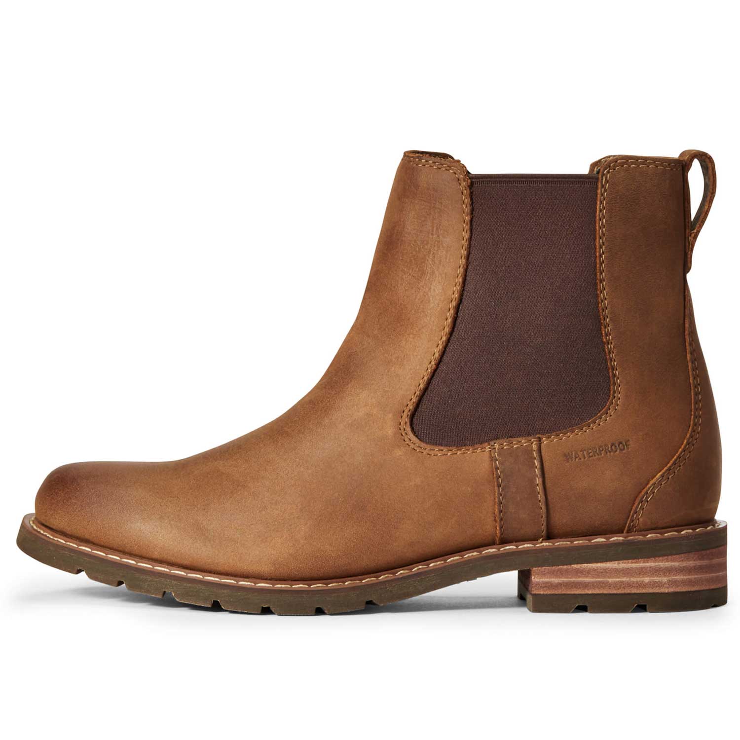 ARIAT Wexford H2O Waterproof Chelsea Boots - Womens - Weathered Brown - Image 3