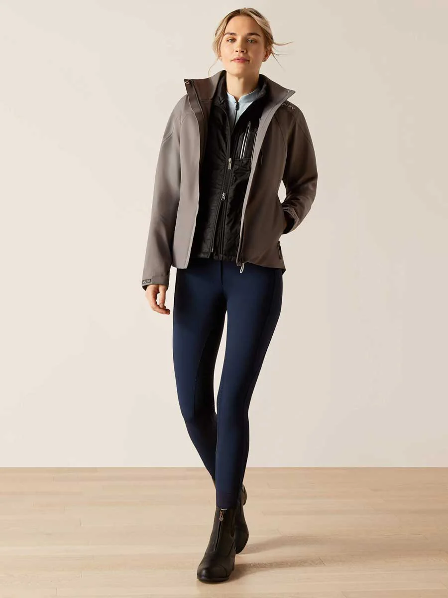 ARIAT Coastal Waterproof Jacket - Women's - Plum Grey - Image 3