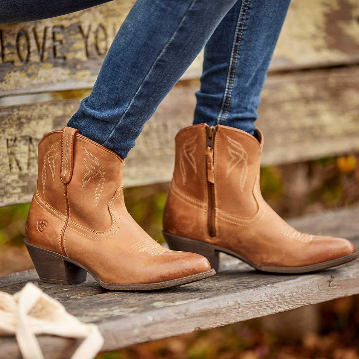 ARIAT Darlin Western Boots - Womens - Burnt Sugar - Image 2