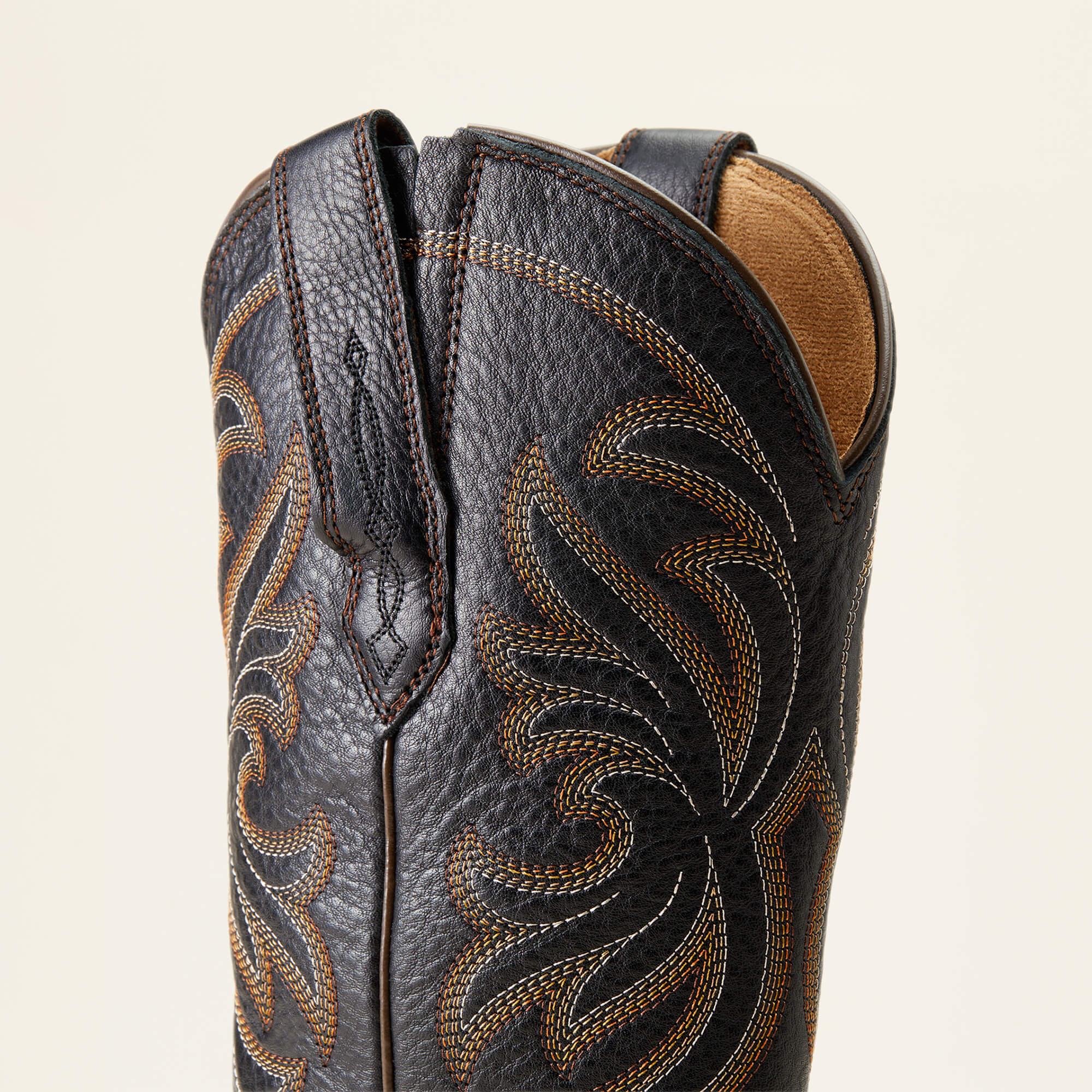 ARIAT Heritage J Toe Stretchfit Western Boots - Womens Cowgirl - Black Deertan - Image 5