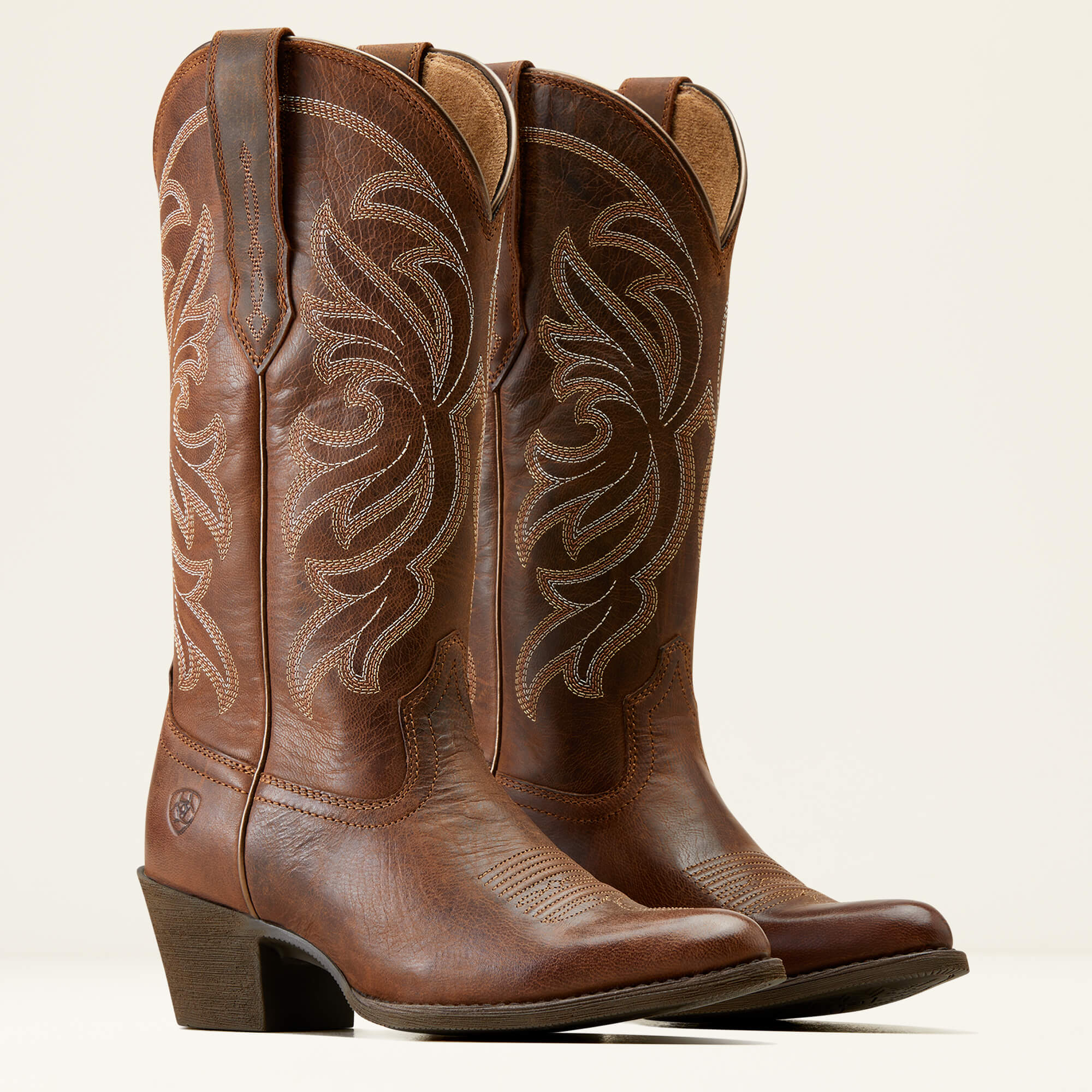 ARIAT Heritage J Toe Stretchfit Western Boots - Womens Cowgirl - Sassy Brown - Image 8