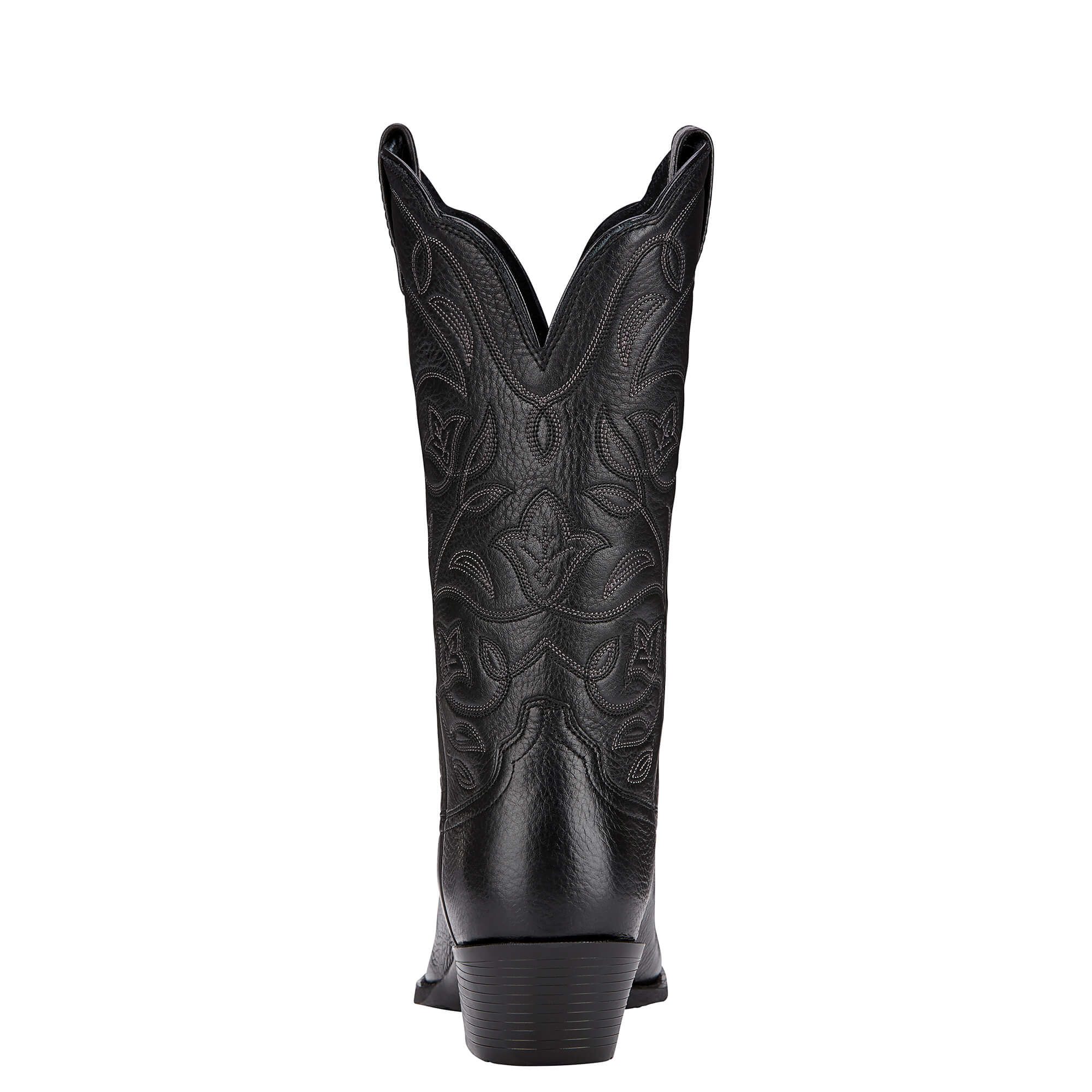 ARIAT Heritage Western R Toe Boots - Womens Cowgirl - Black Deertan - Image 4