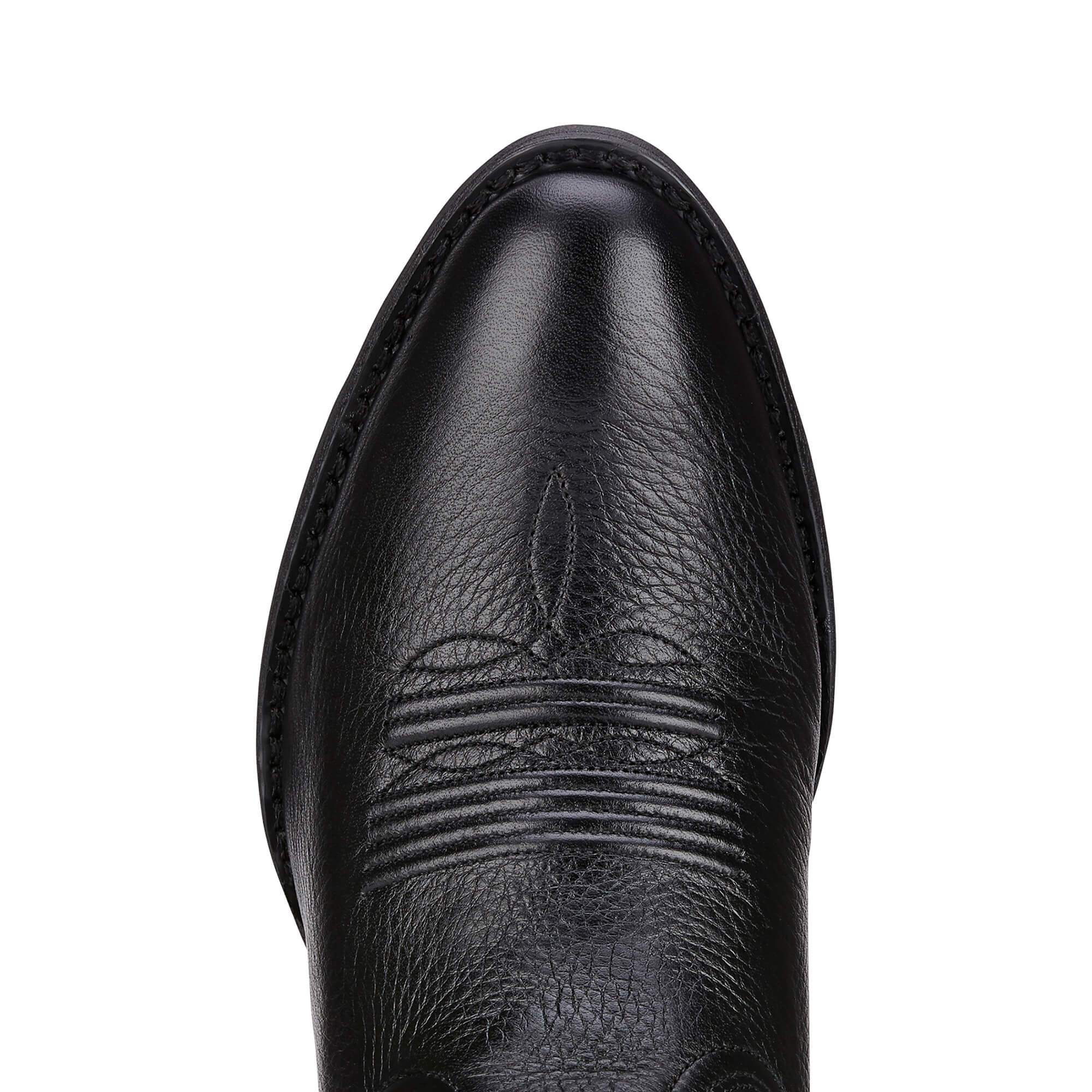 ARIAT Heritage Western R Toe Boots - Womens Cowgirl - Black Deertan - Image 5