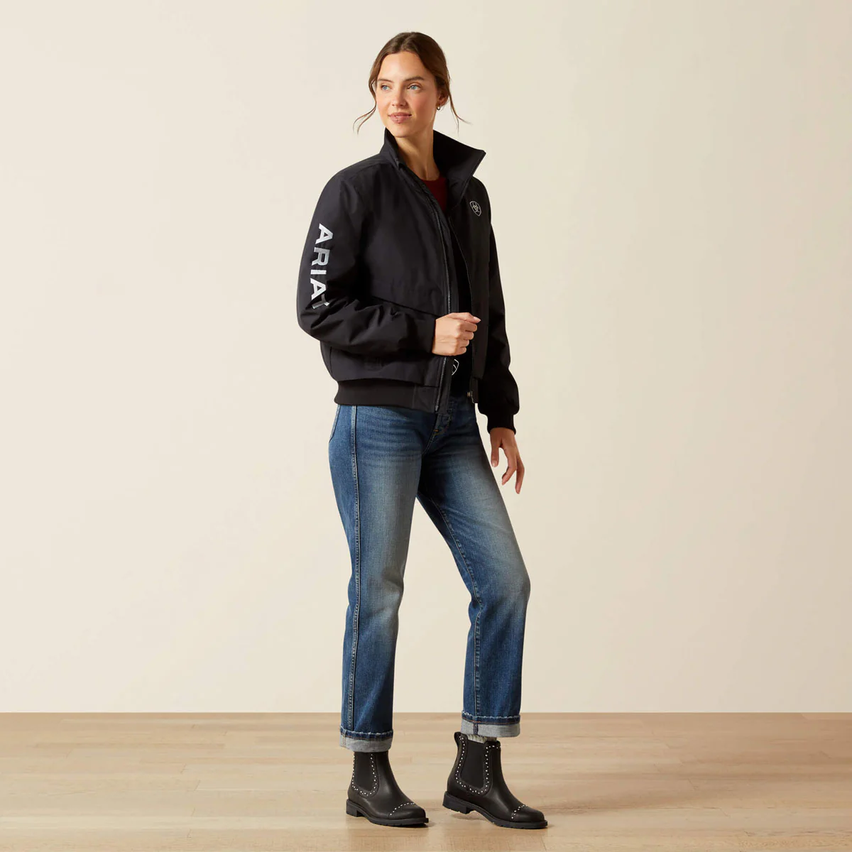 ARIAT Stable 2.0 Jacket - Womens Insulated - Black - Image 3