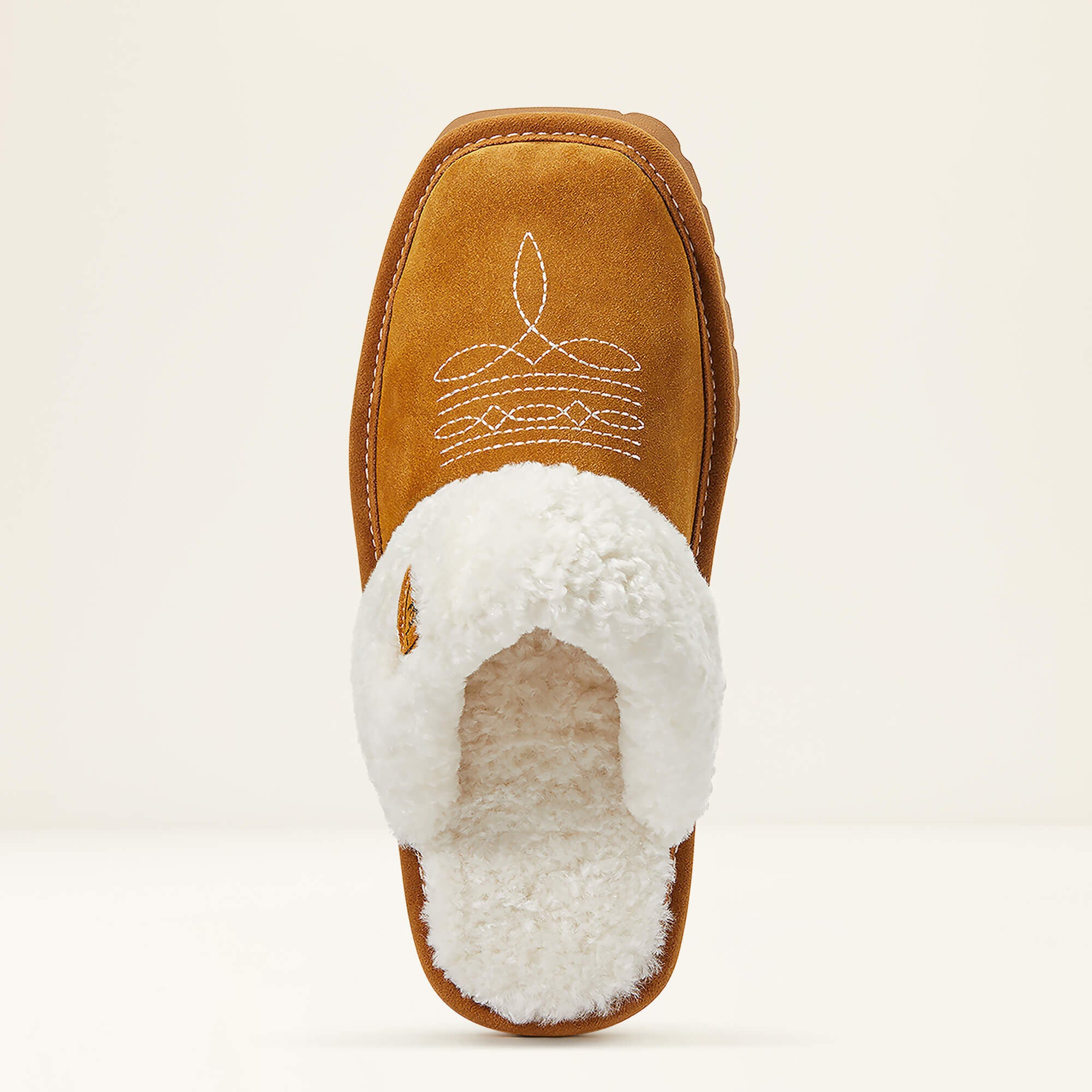 ARIAT Jackie Western Square Toe Slippers – Women’s – Chestnut - Image 3