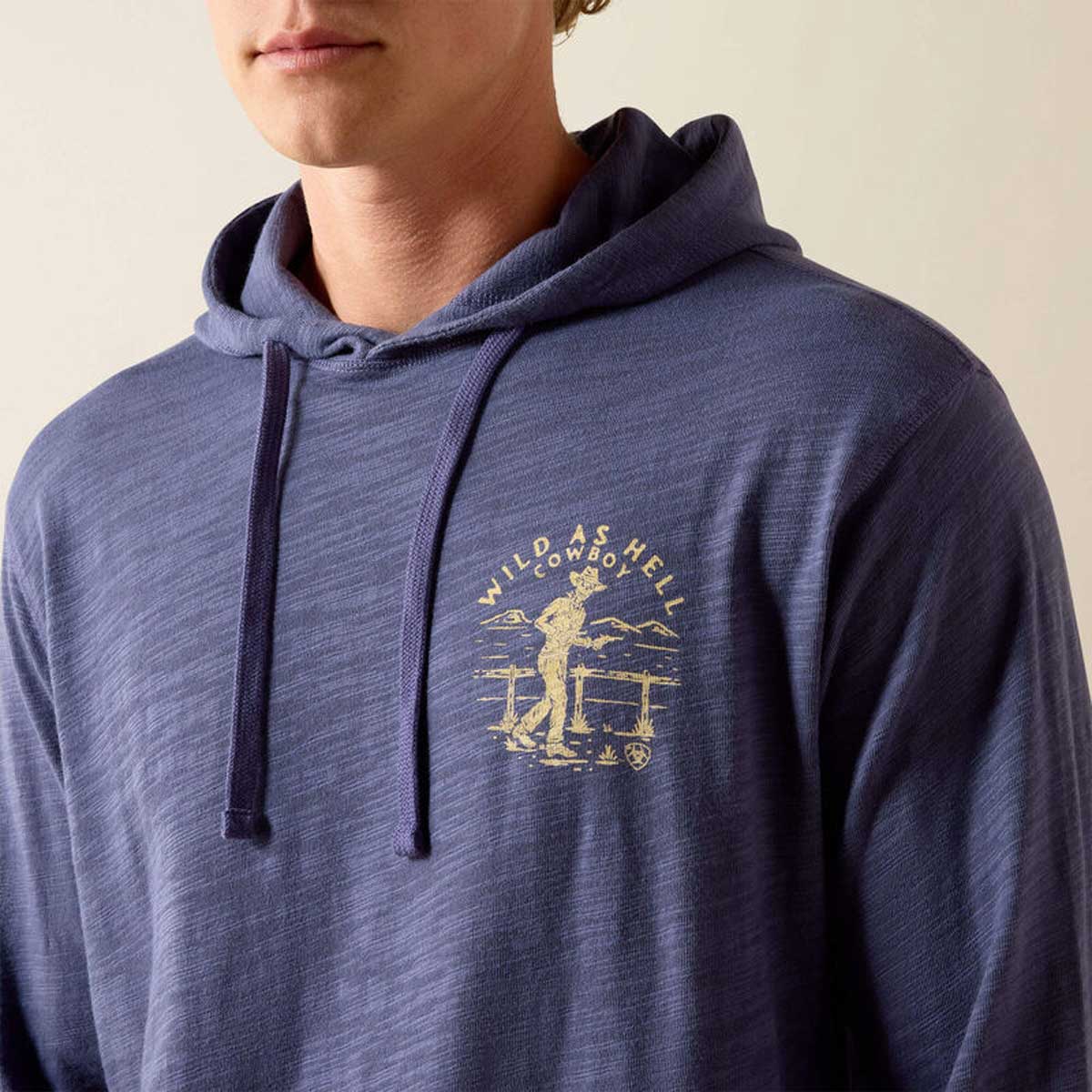 ARIAT Lightweight Retro Hoodie - Mens - Nightshadow - Image 5