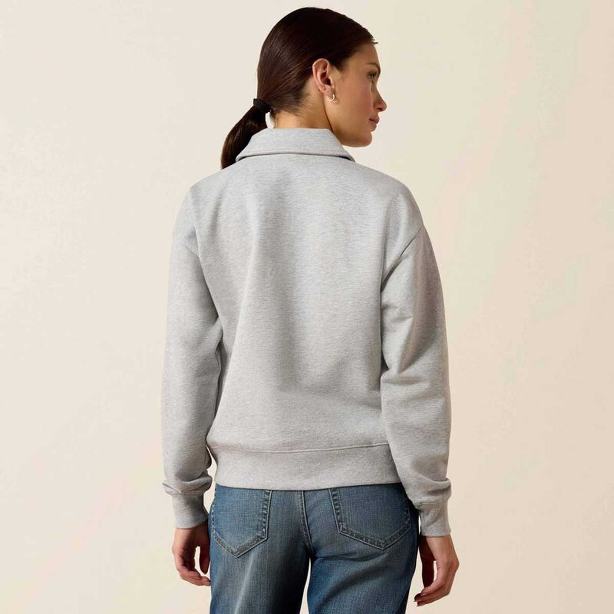 ARIAT Lovett Sweatshirt - Womens - Heather Grey - Image 4