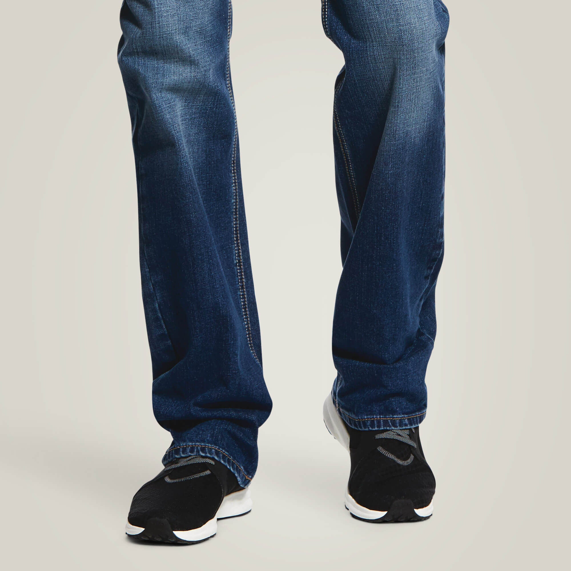 ARIAT M7 Rocker Stretch Nassau Denim Jeans - Men's Straight Leg - Summit Dark Wash - Image 6