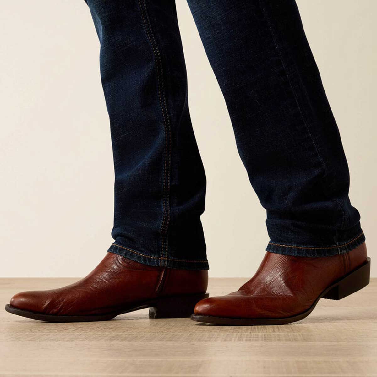 ARIAT M8 Modern Brock Slim Denim Jeans - Men's Straight Leg - Langston - Image 5
