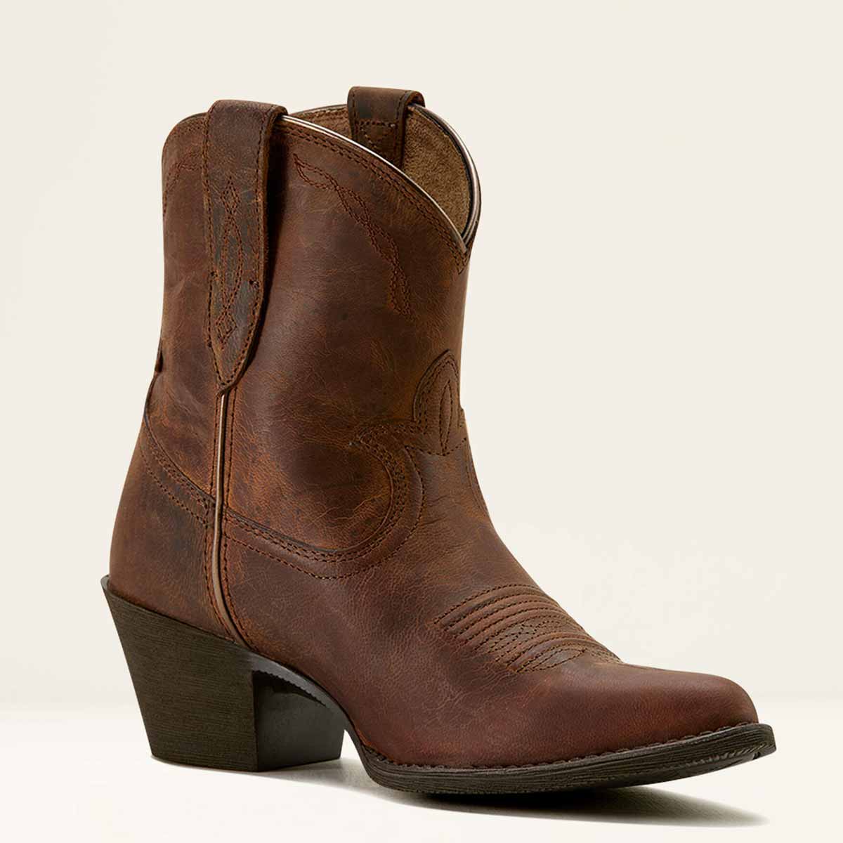 ARIAT Maggie J Toe Western Boots - Womens Cowgirl - Sassy Brown - Image 4