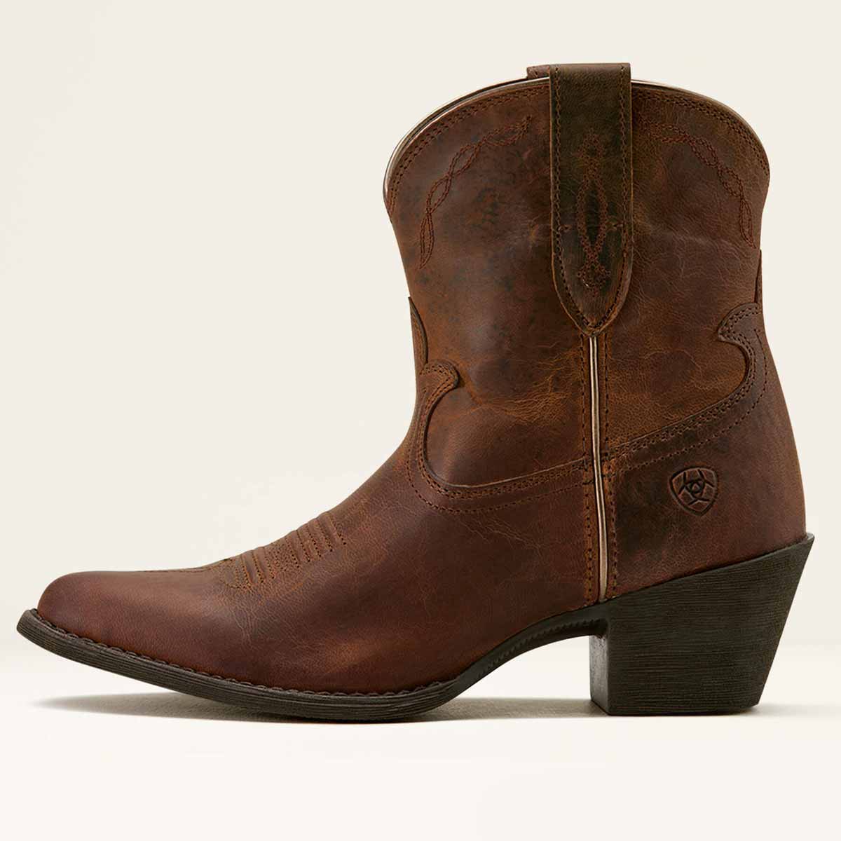ARIAT Maggie J Toe Western Boots - Womens Cowgirl - Sassy Brown - Image 5