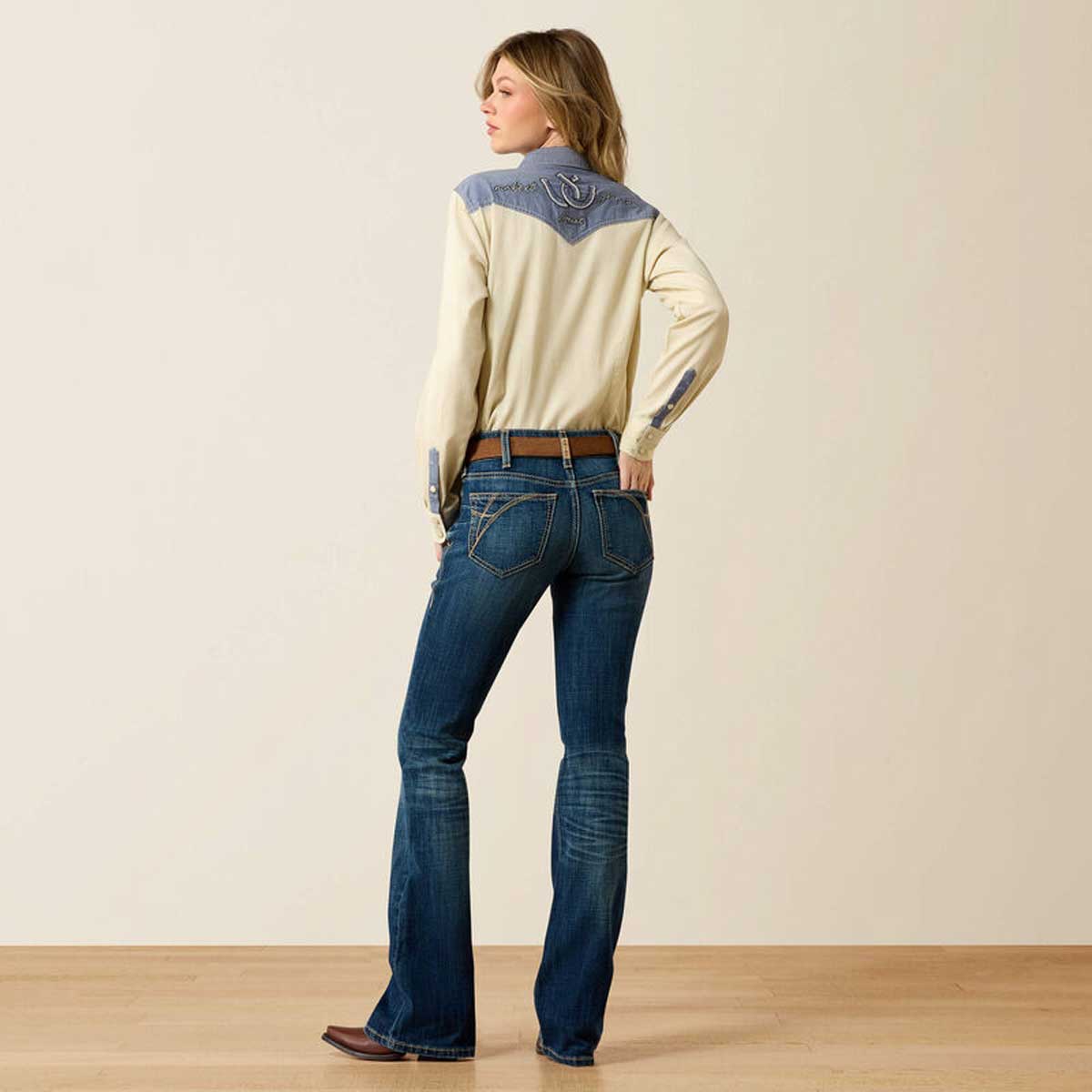 ARIAT Mid Rise Fiona Boot Cut Jeans - Women's - Istanbul