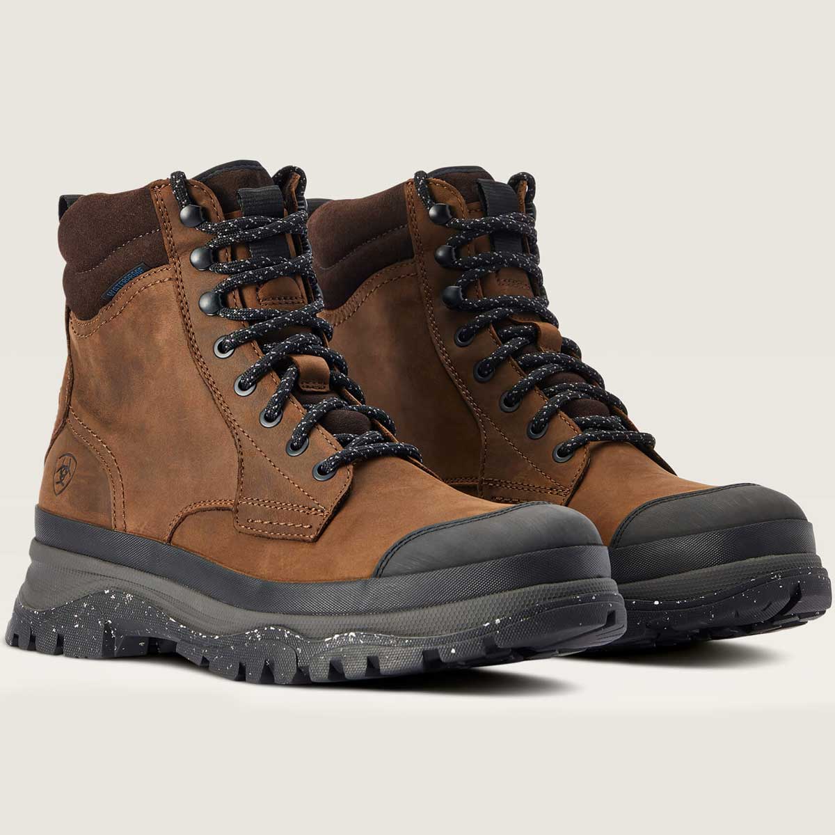 ARIAT Moresby Waterproof Boots - Mens - Oily Distressed Brown - Image 8