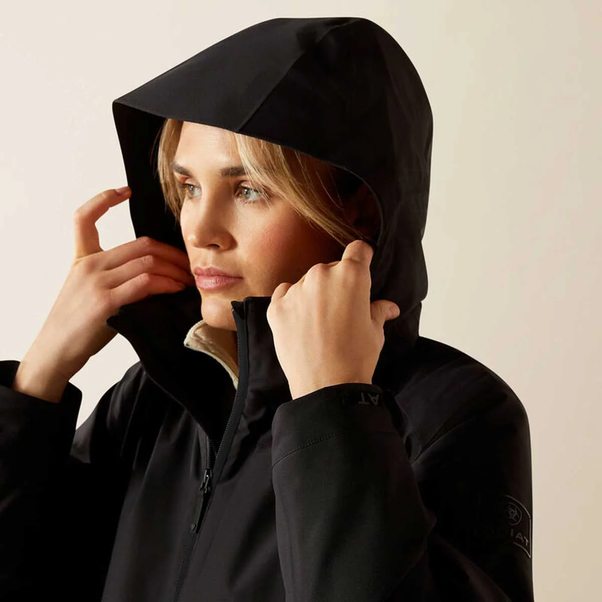ARIAT Outer Banks Waterproof Jacket - Womens Insulated - Black - Image 6