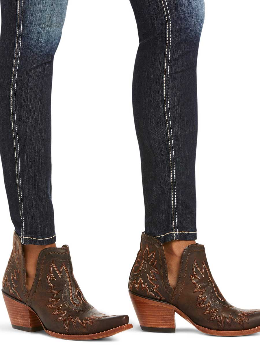 ARIAT R.E.A.L Ella Skinny Jeans - Ladies - Mid Rise Outseam - Image 4