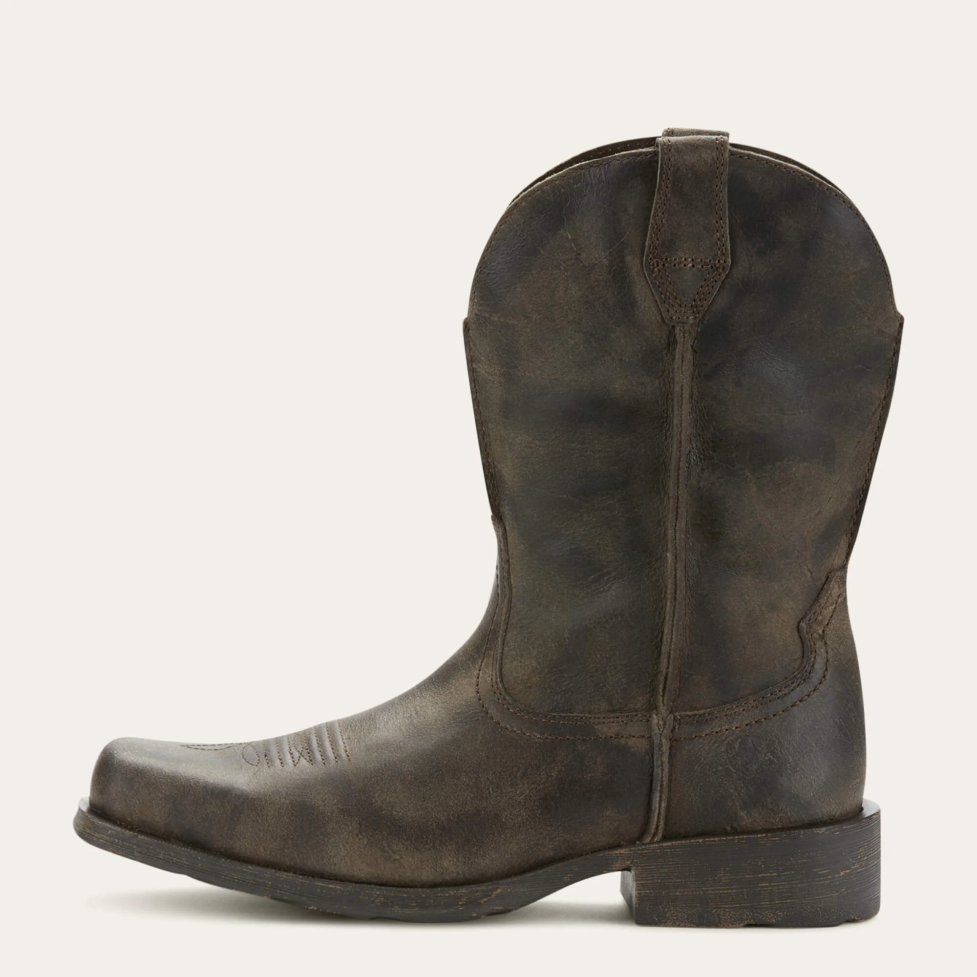 ARIAT Rambler Western Cowboy Boots - Mens - Antiqued Grey - Image 3