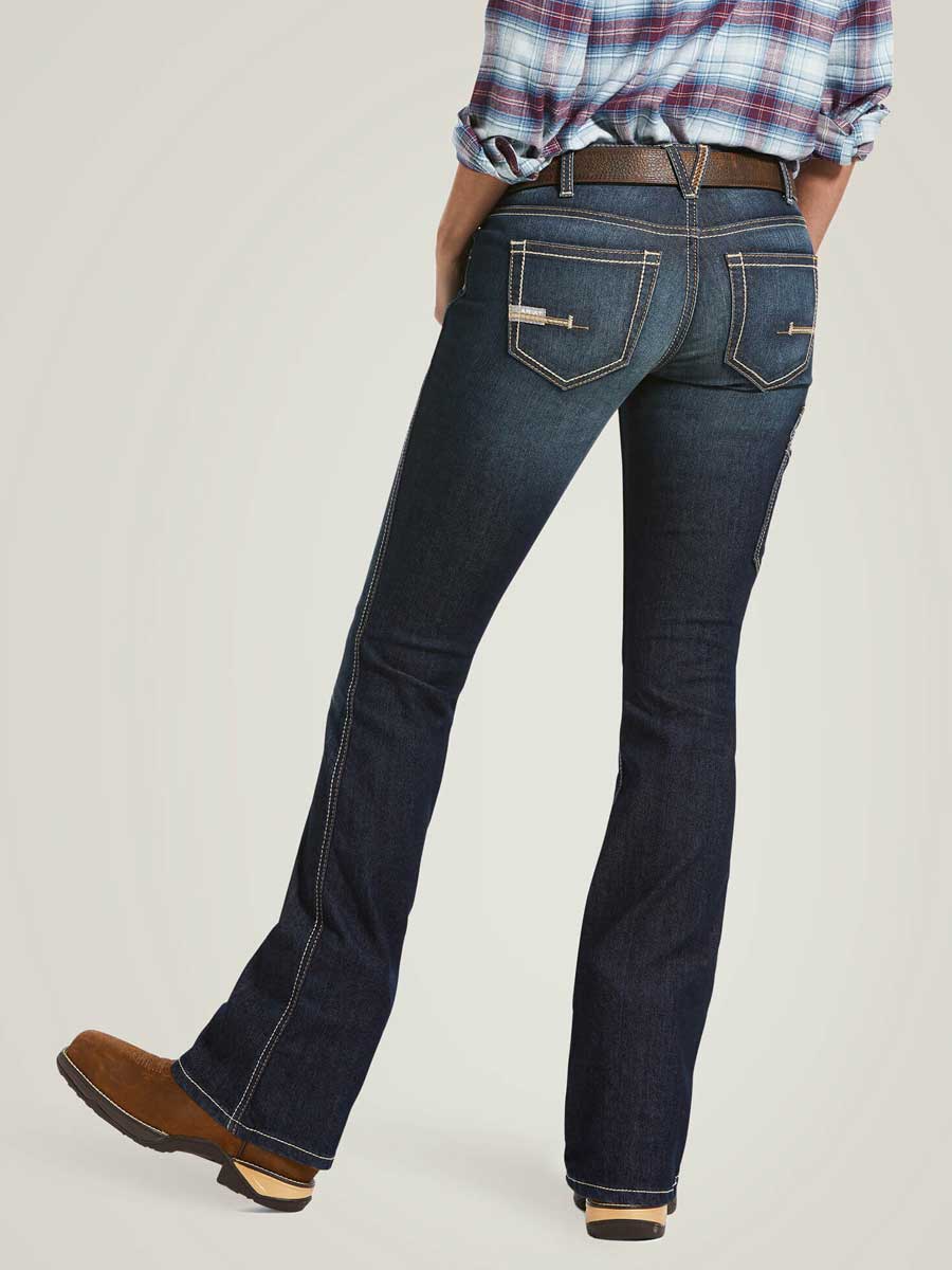 ARIAT Rebar DuraStretch Riveter Boot Cut Jean - Women's - Hallow - Image 2