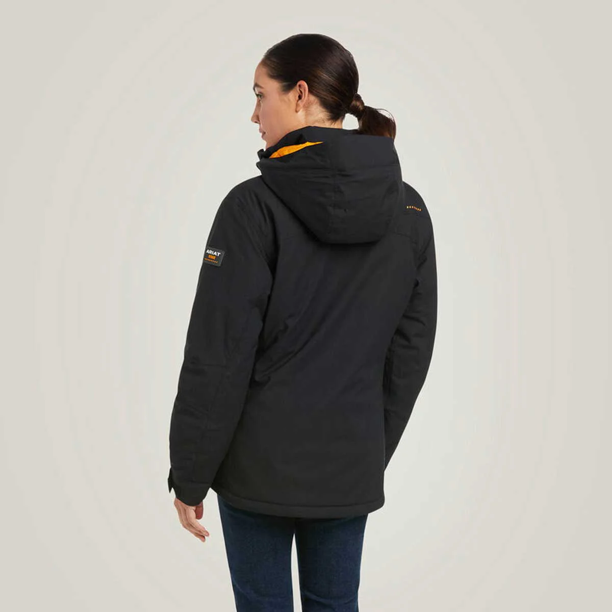 ARIAT Rebar Storm Fighter II Waterproof Jacket - Womens - Black - Image 2