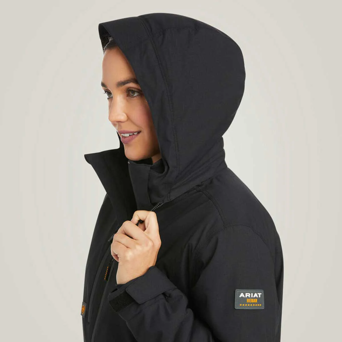 ARIAT Rebar Storm Fighter II Waterproof Jacket - Womens - Black - Image 3