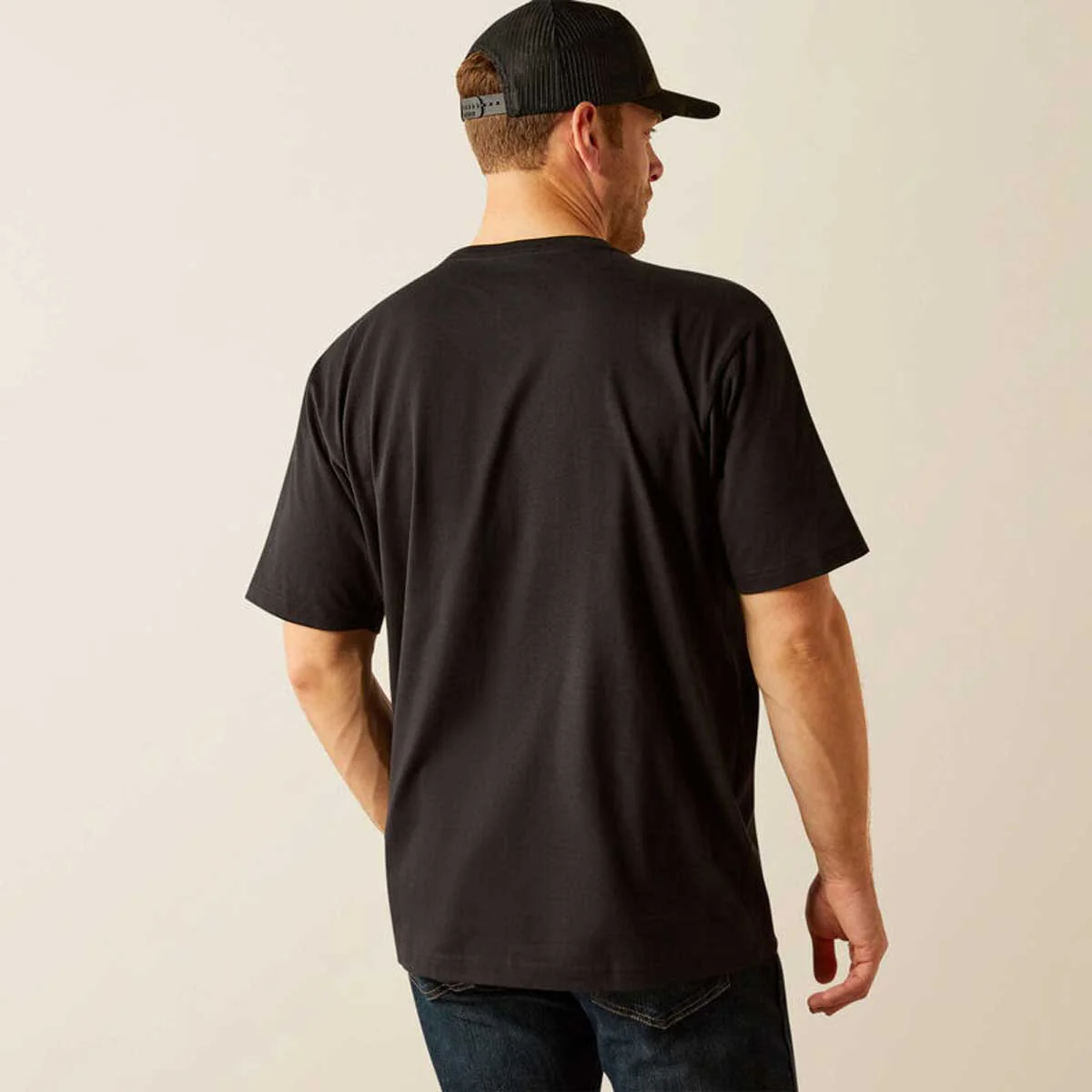 ARIAT Rebar Strong Cotton T-Shirt - Mens - Black - Image 2