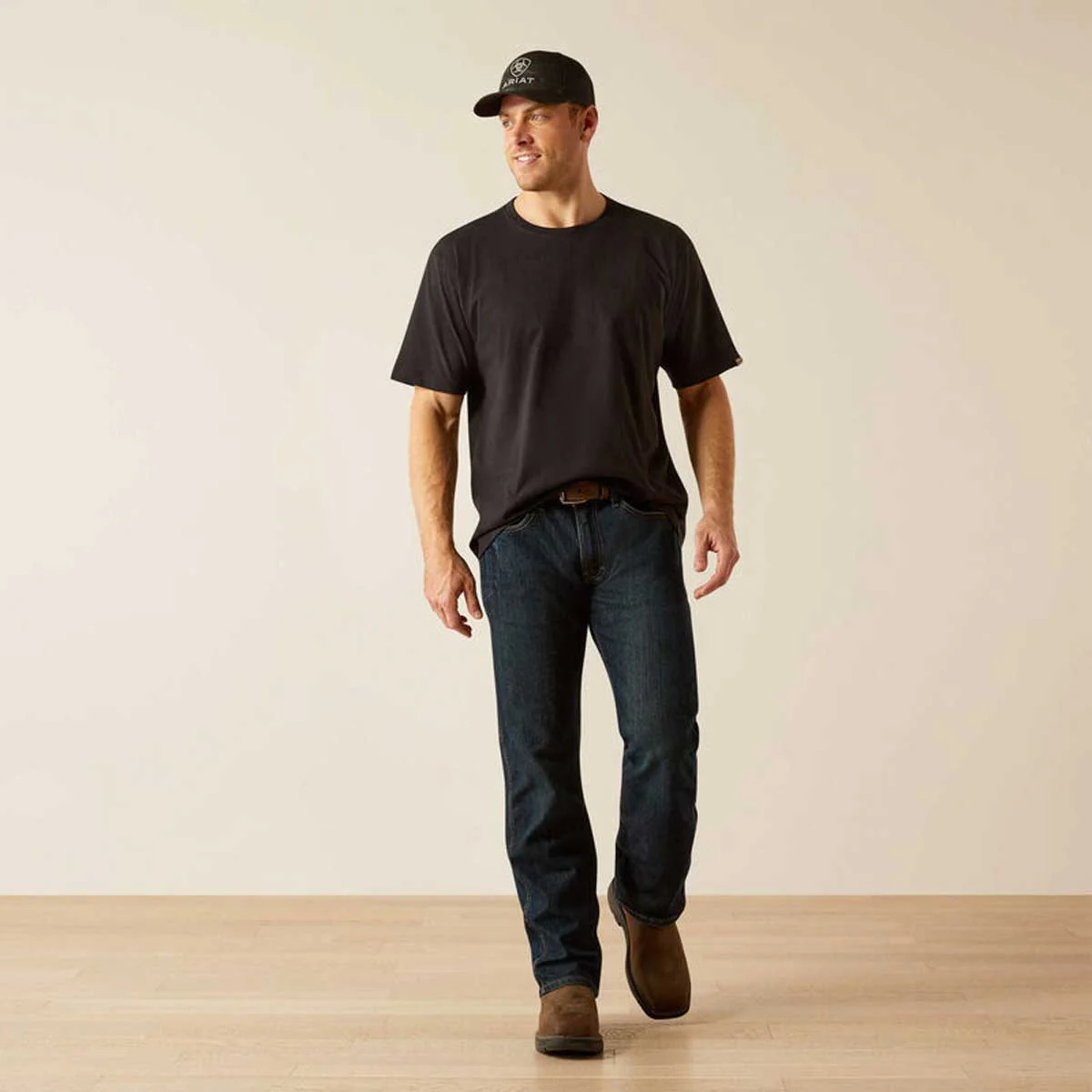 ARIAT Rebar Strong Cotton T-Shirt - Mens - Black - Image 3