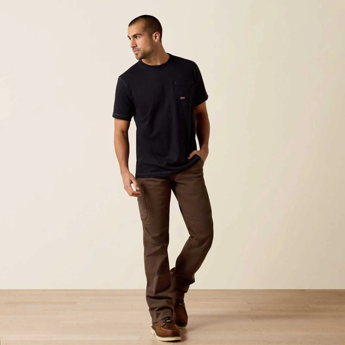 ARIAT Rebar Workman T-Shirt - Mens - Black - Image 4