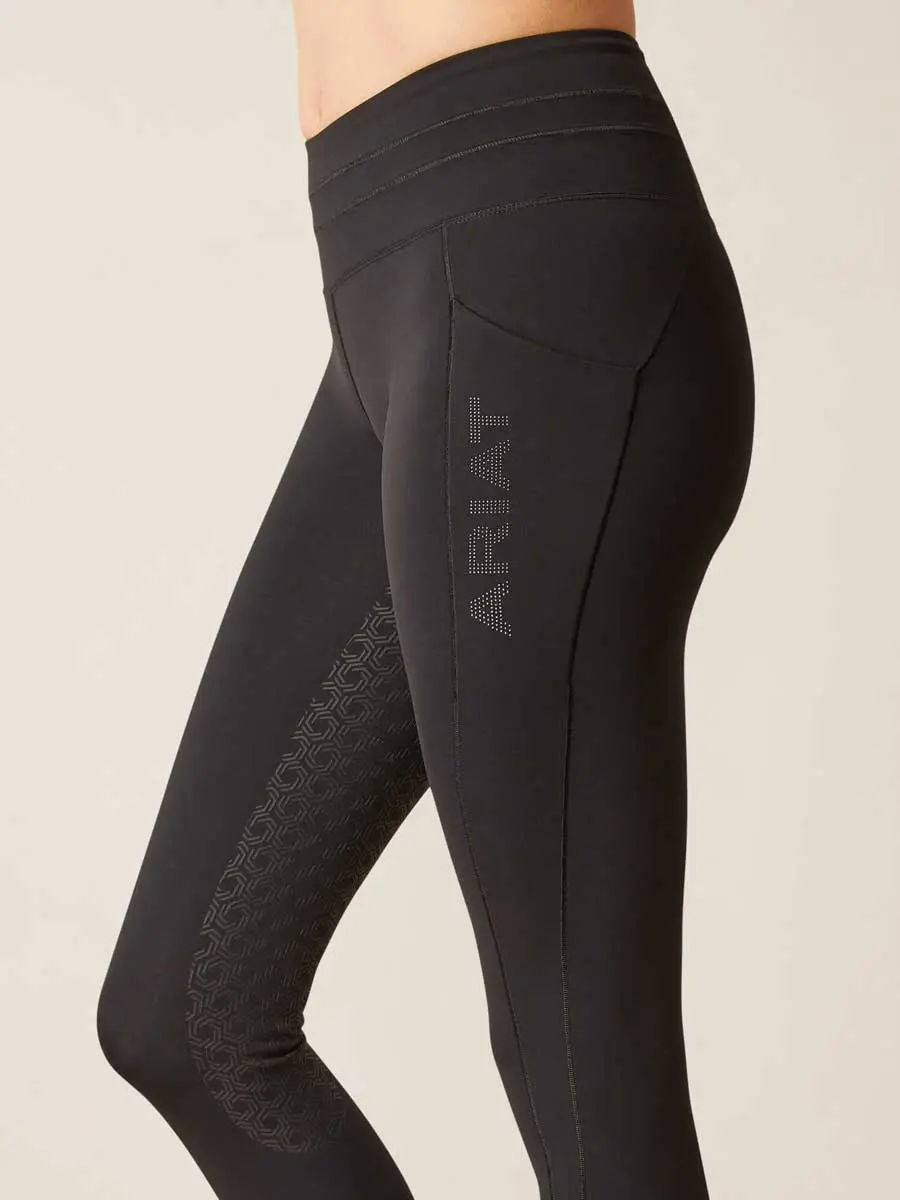 ARIAT Eos 2.0 Full Seat Riding Tights - Womens - Black - Image 3