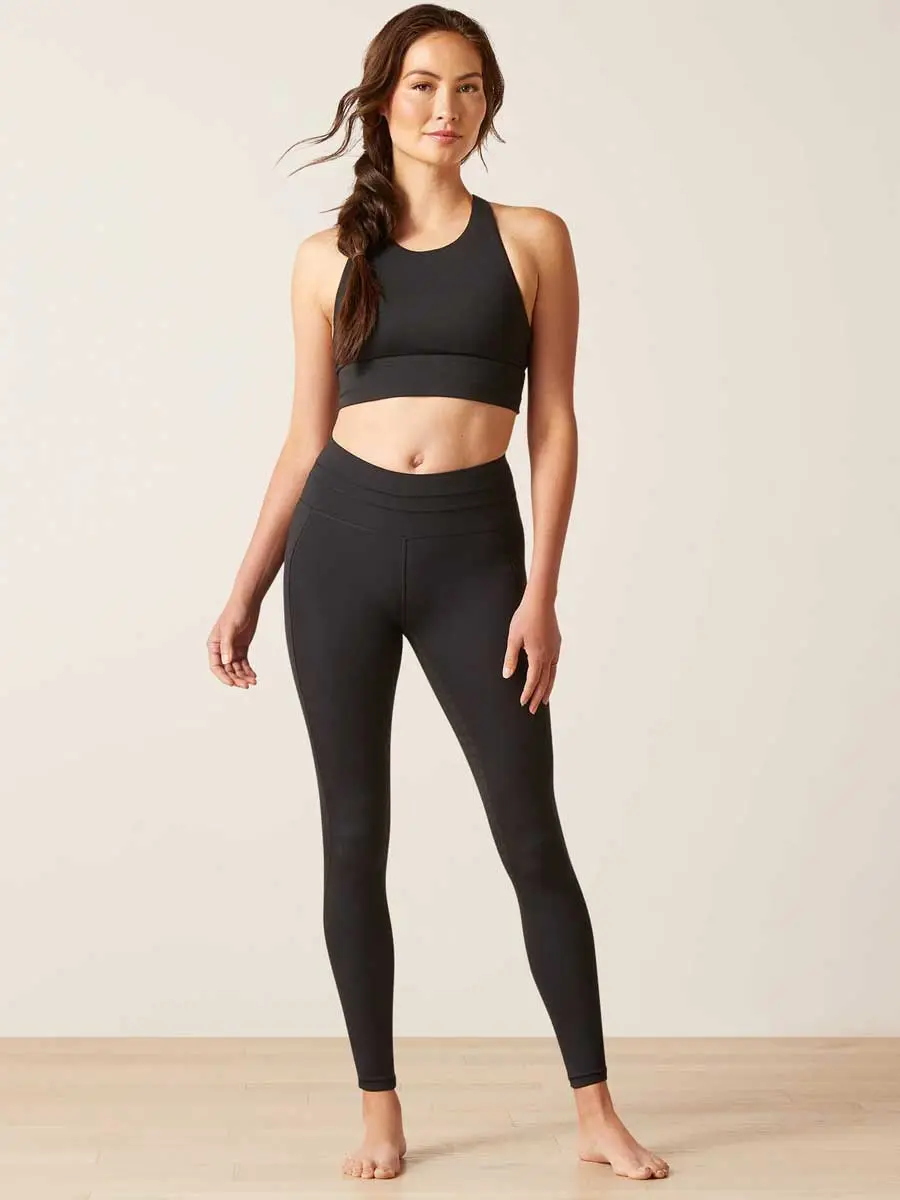 ARIAT Eos 2.0 Full Seat Riding Tights - Womens - Black - Image 6