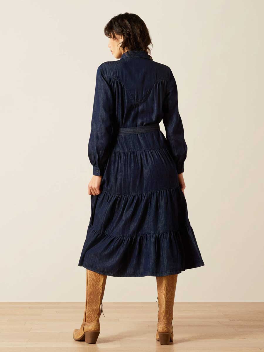 ARIAT Sahara Dress - Women's - Navy Rinse - Image 2