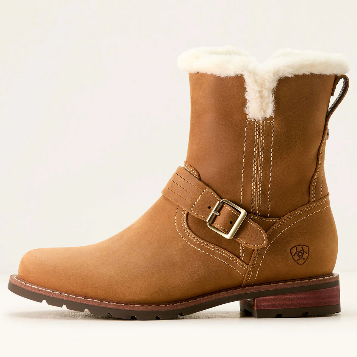 ARIAT Savannah Sherpa Waterproof Boots - Womens - Carmel Tan - Image 3