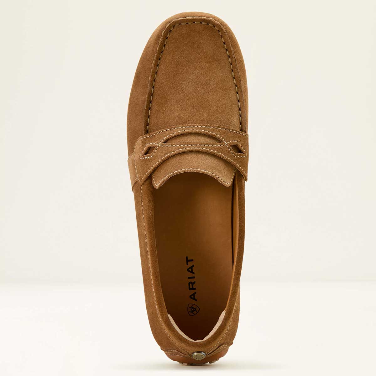 ARIAT Selene Driving Shoe - Womens - Caramel Suede - Image 4