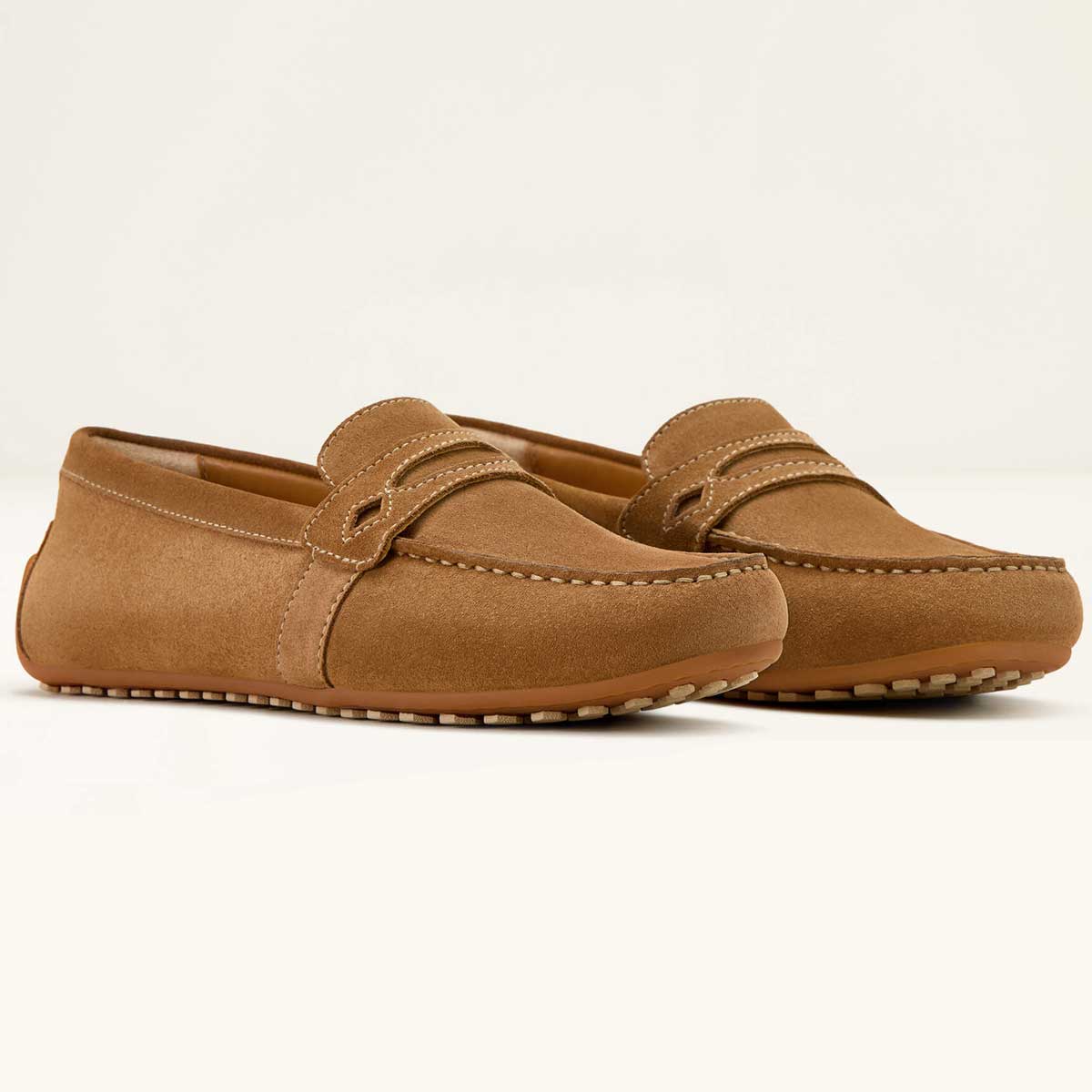 ARIAT Selene Driving Shoe - Womens - Caramel Suede - Image 7