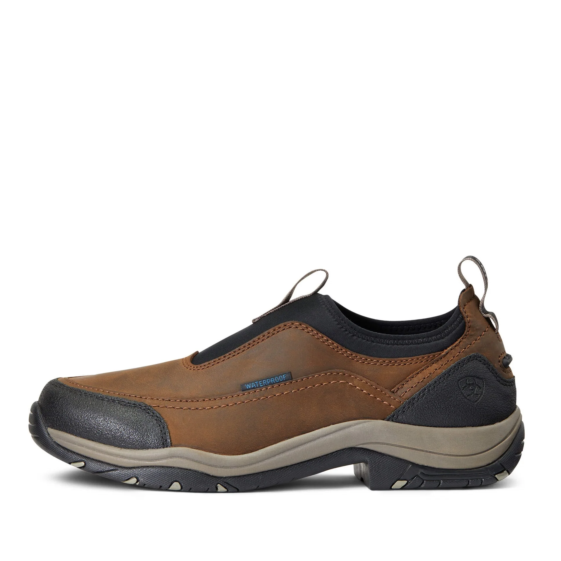 ARIAT Terrain Ease Waterproof Shoes - Mens - Oily Distressed Brown - Image 3