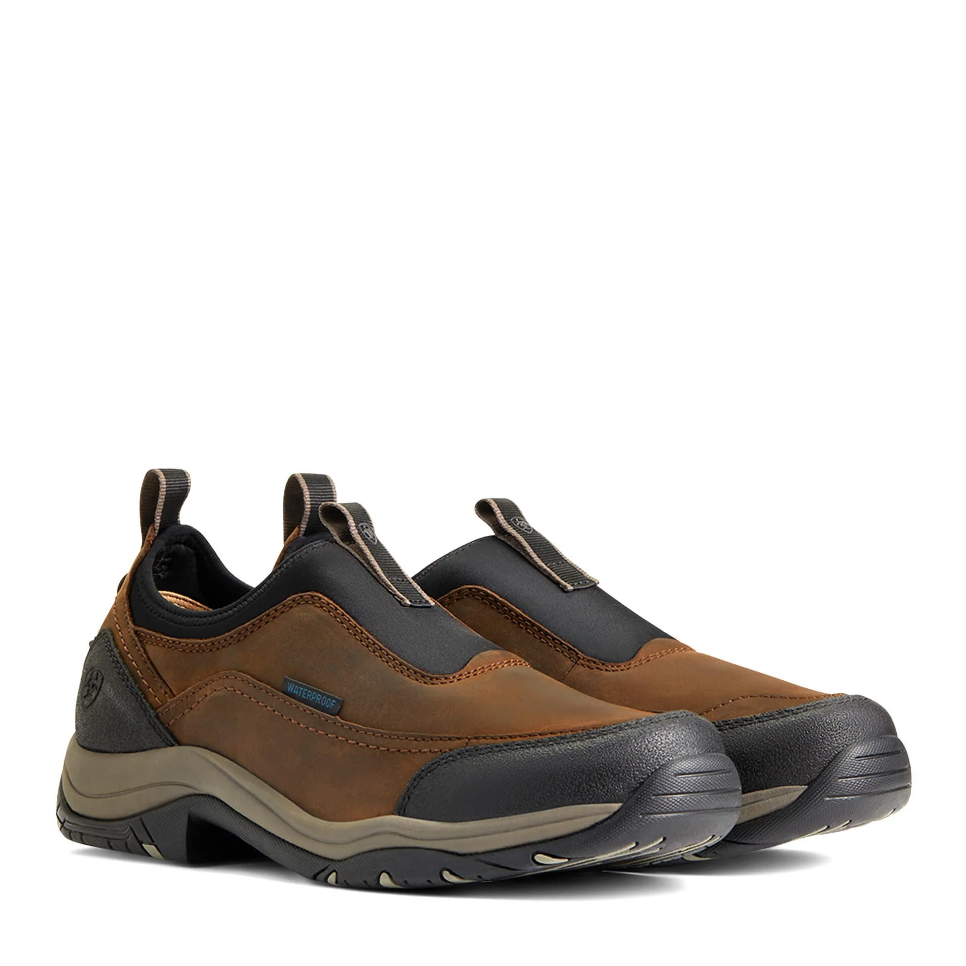 ARIAT Terrain Ease Waterproof Shoes - Mens - Oily Distressed Brown - Image 7