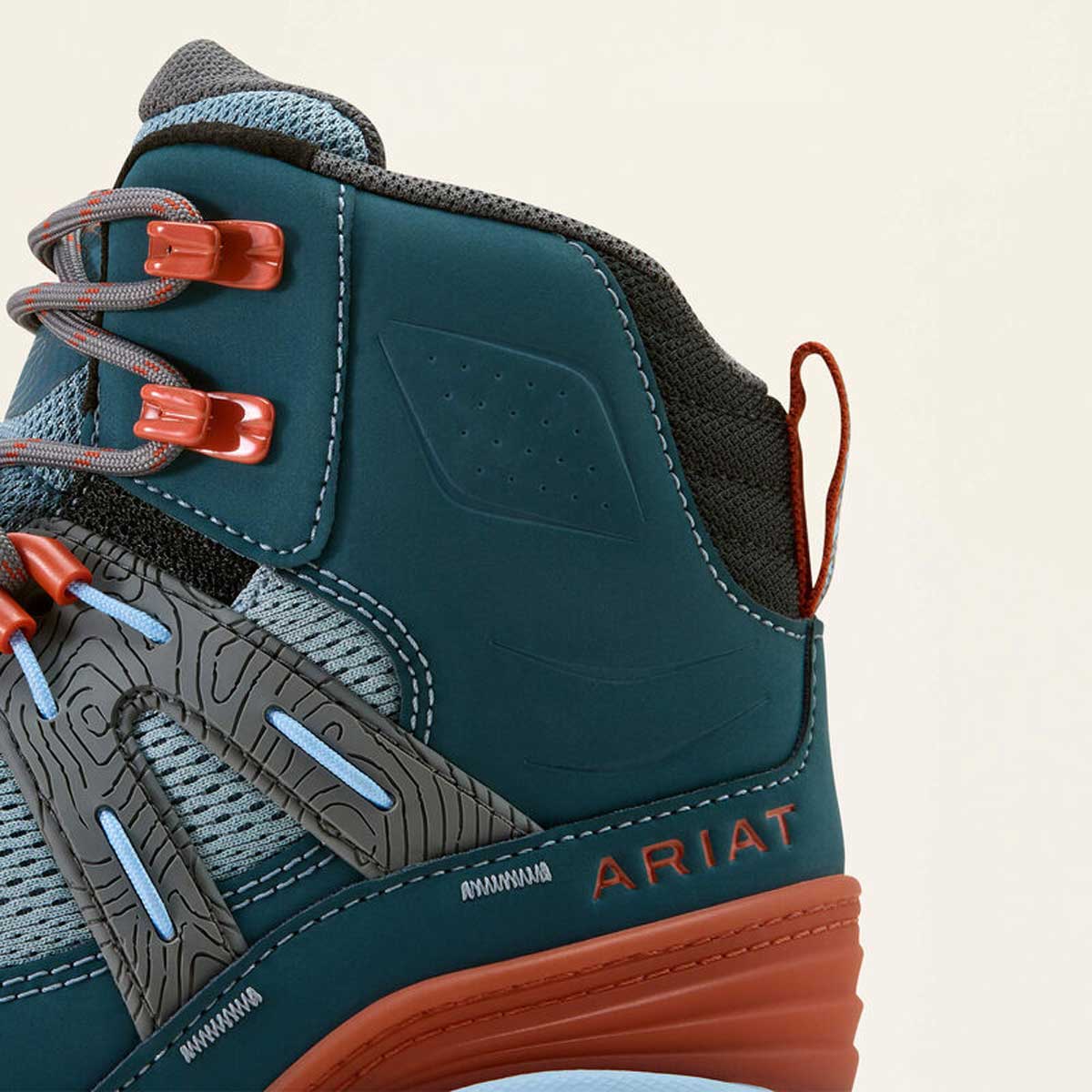ARIAT Traverse Mid H20 Waterproof Boots - Womens - Blue Depths - Image 9