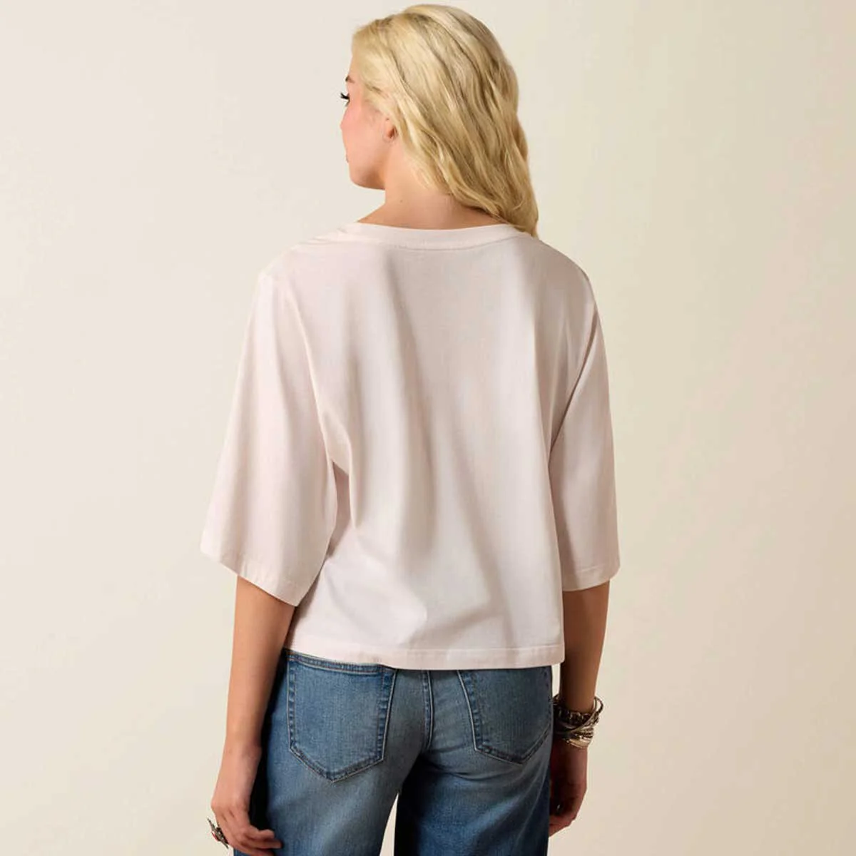 ARIAT Western Wanderlust T-Shirt - Womens - Sea Salt - Image 2