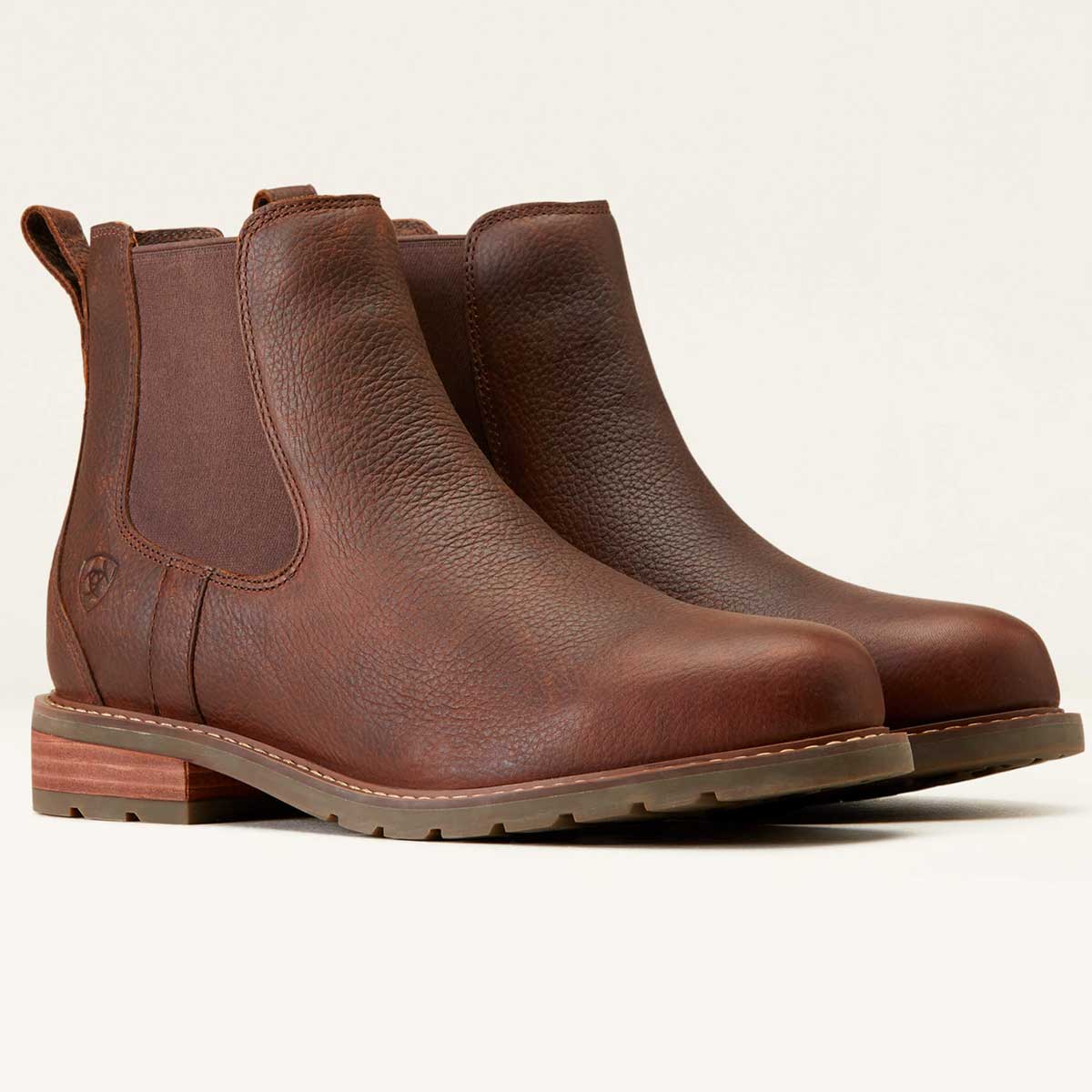 ARIAT Wexford Waterproof Chelsea Boots - Mens - Dark Brown - Image 5