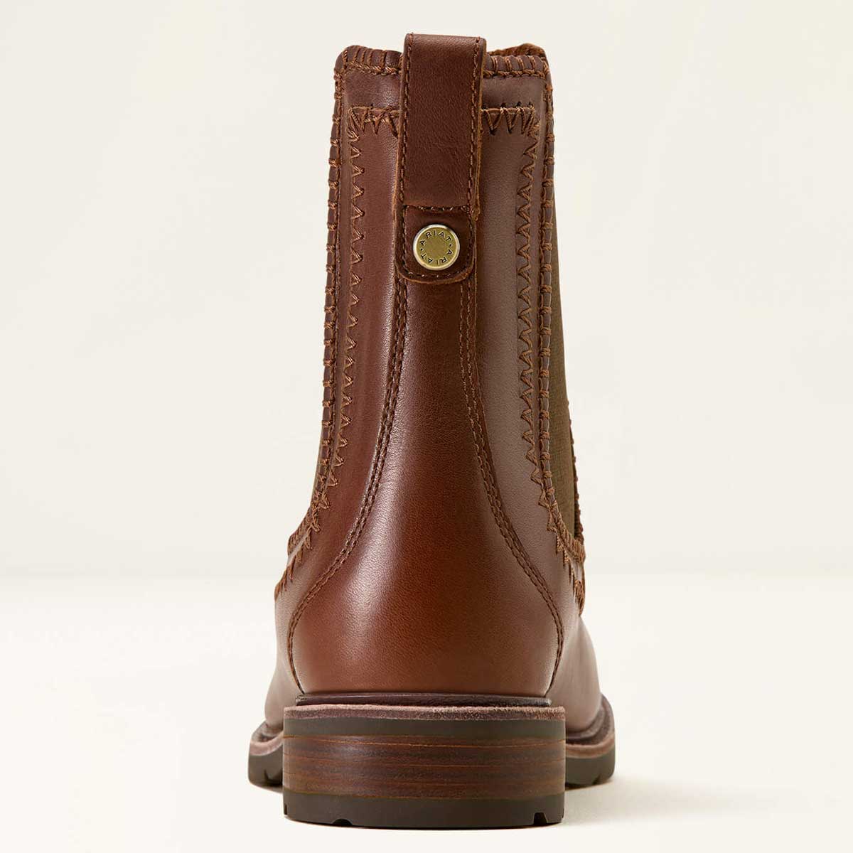 ARIAT Wexford Whipstitch Chelsea Boots - Womens - Deep Cognac - Image 5