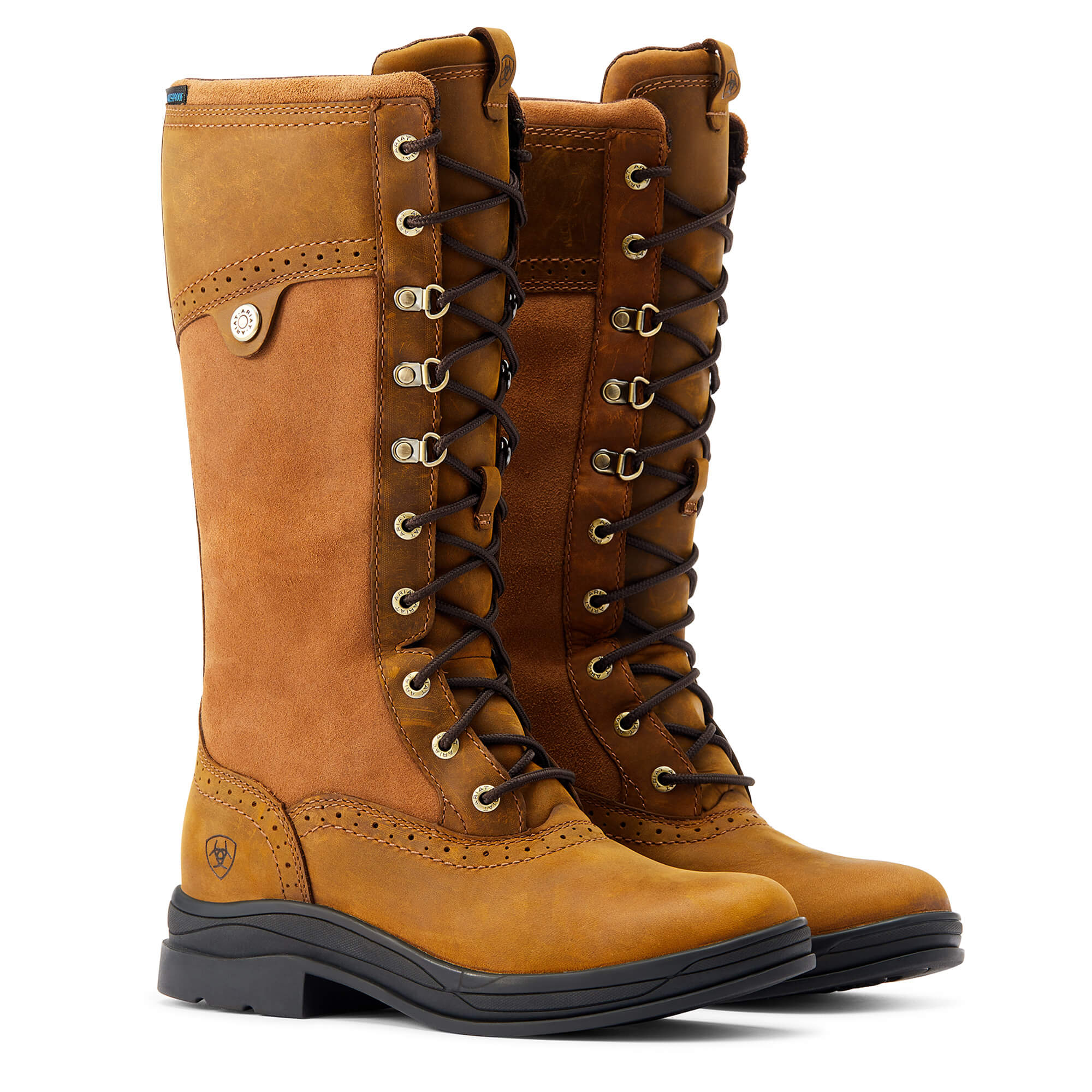 ARIAT Wythburn II Boots - Womens Waterproof H2O - Weathered Brown - Image 8